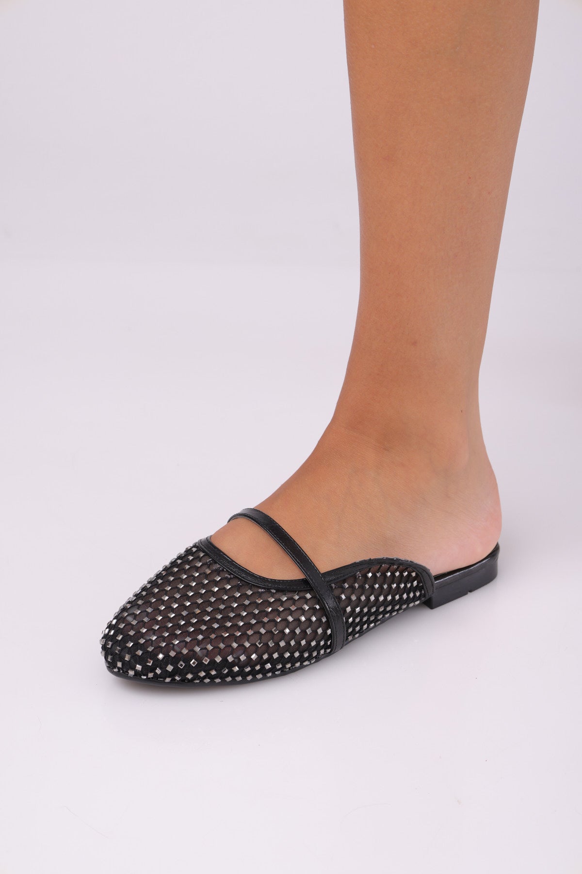 Shiny slippers