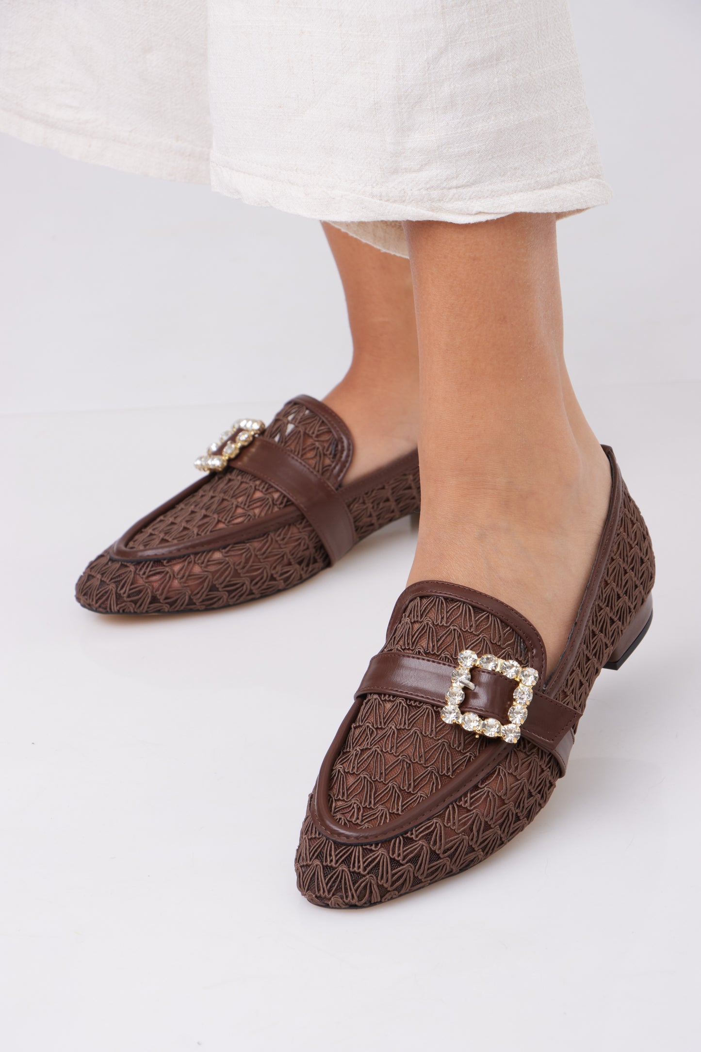 Crystal Loafers