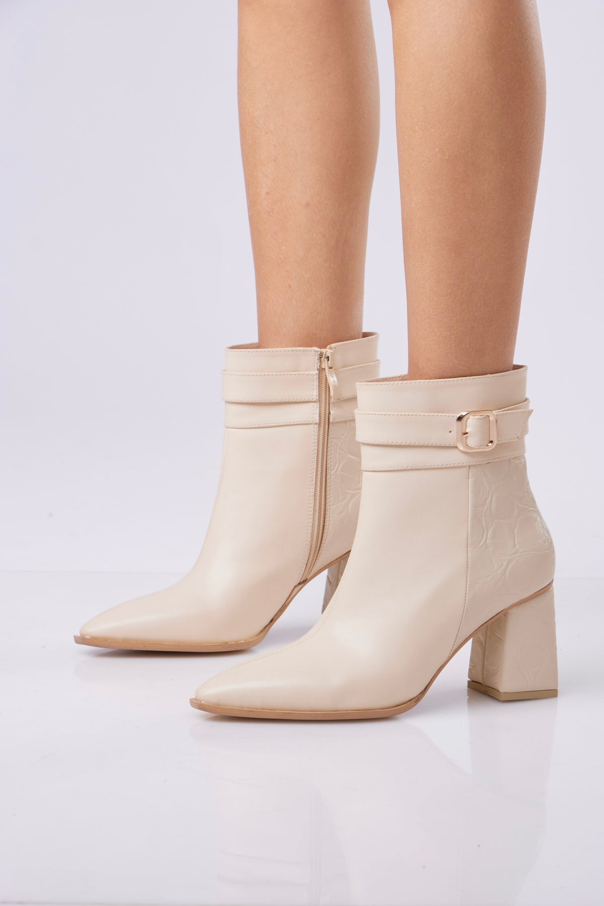 Classic Buckle Ankle Boots