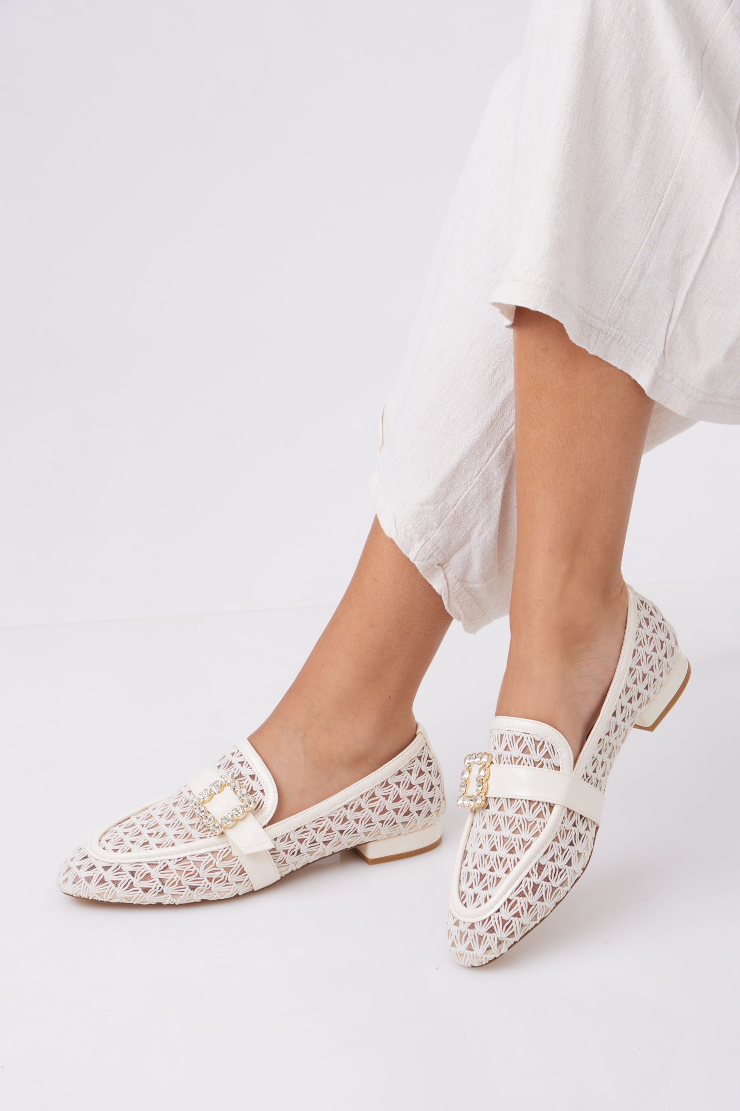 Crystal Loafers