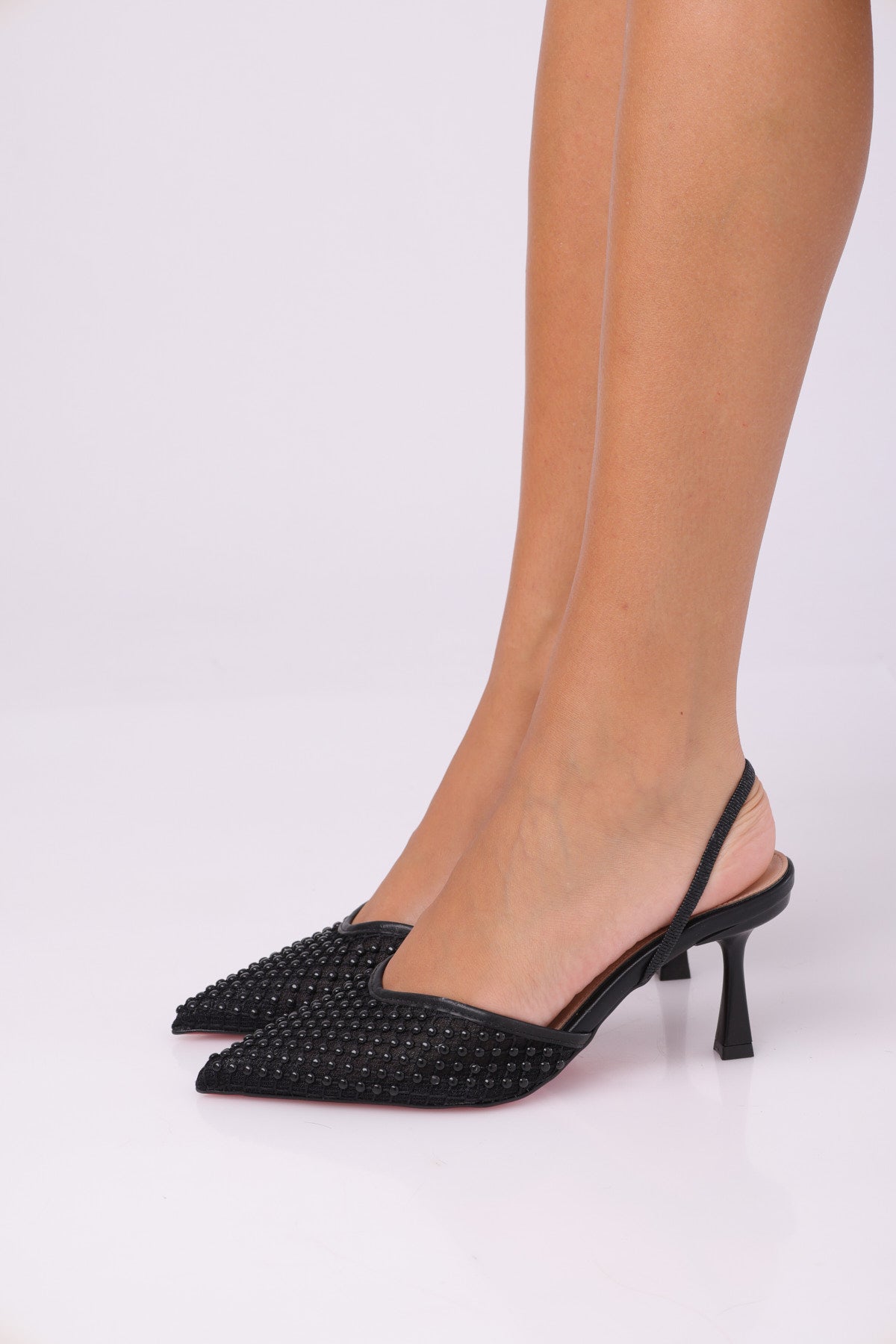 Pearl Slingback Heels