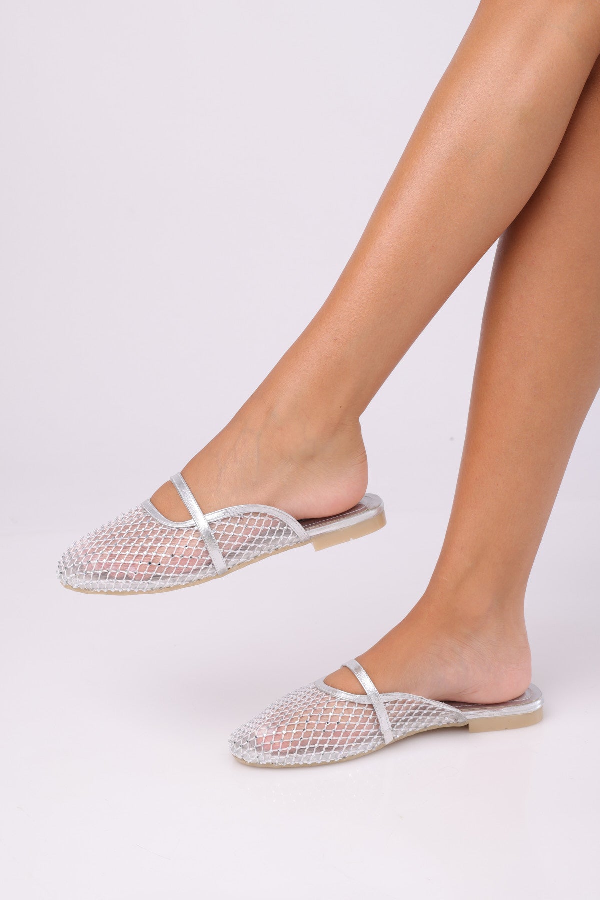 Shiny slippers