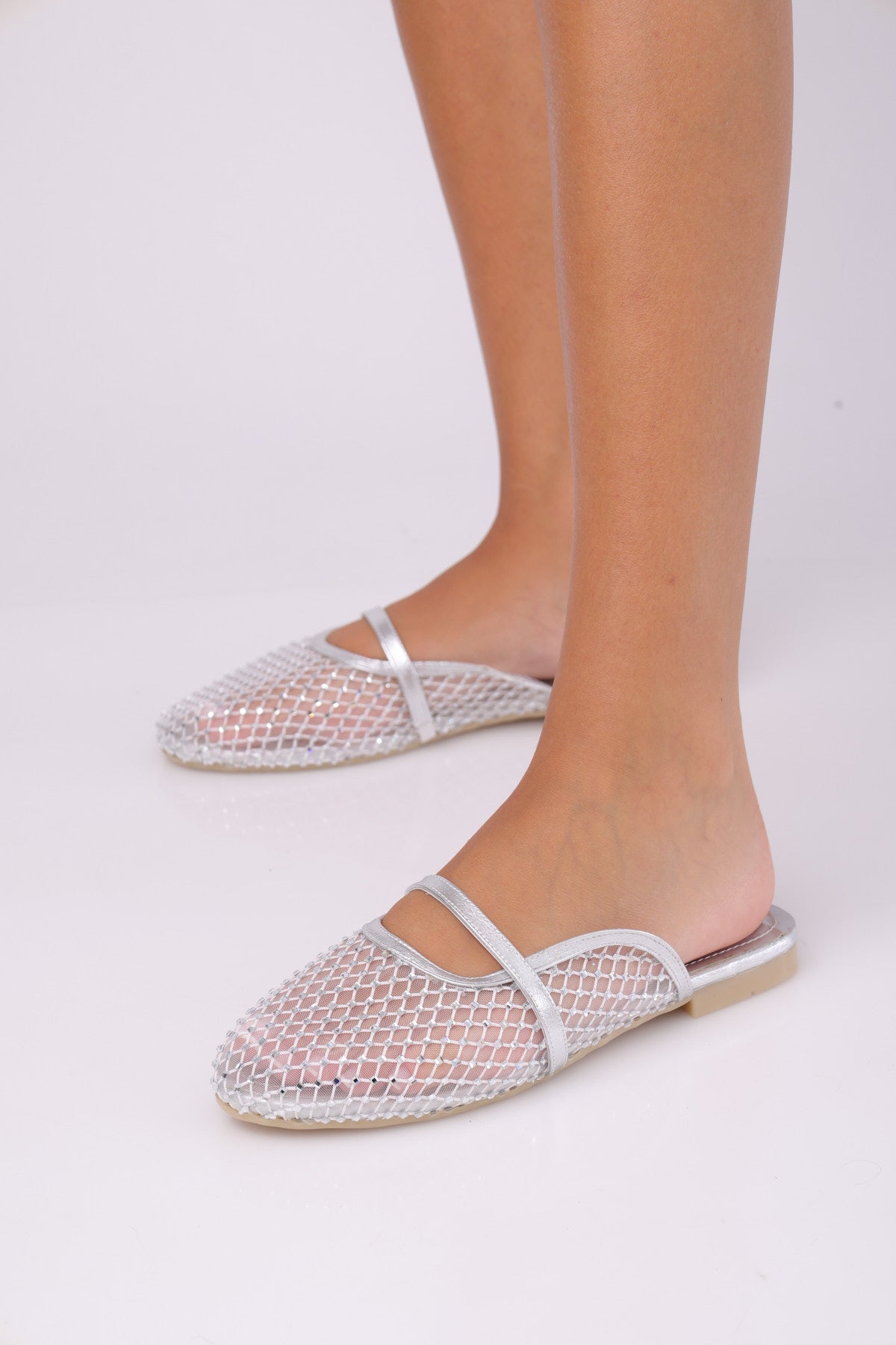 Shiny slippers