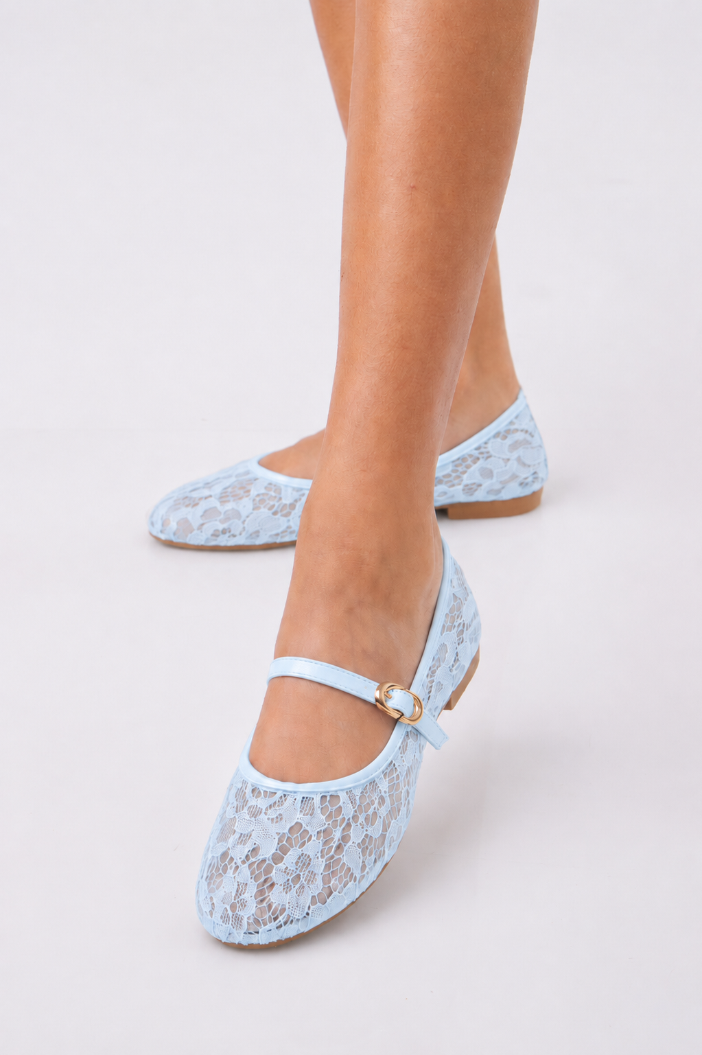 Dentelle mary janes