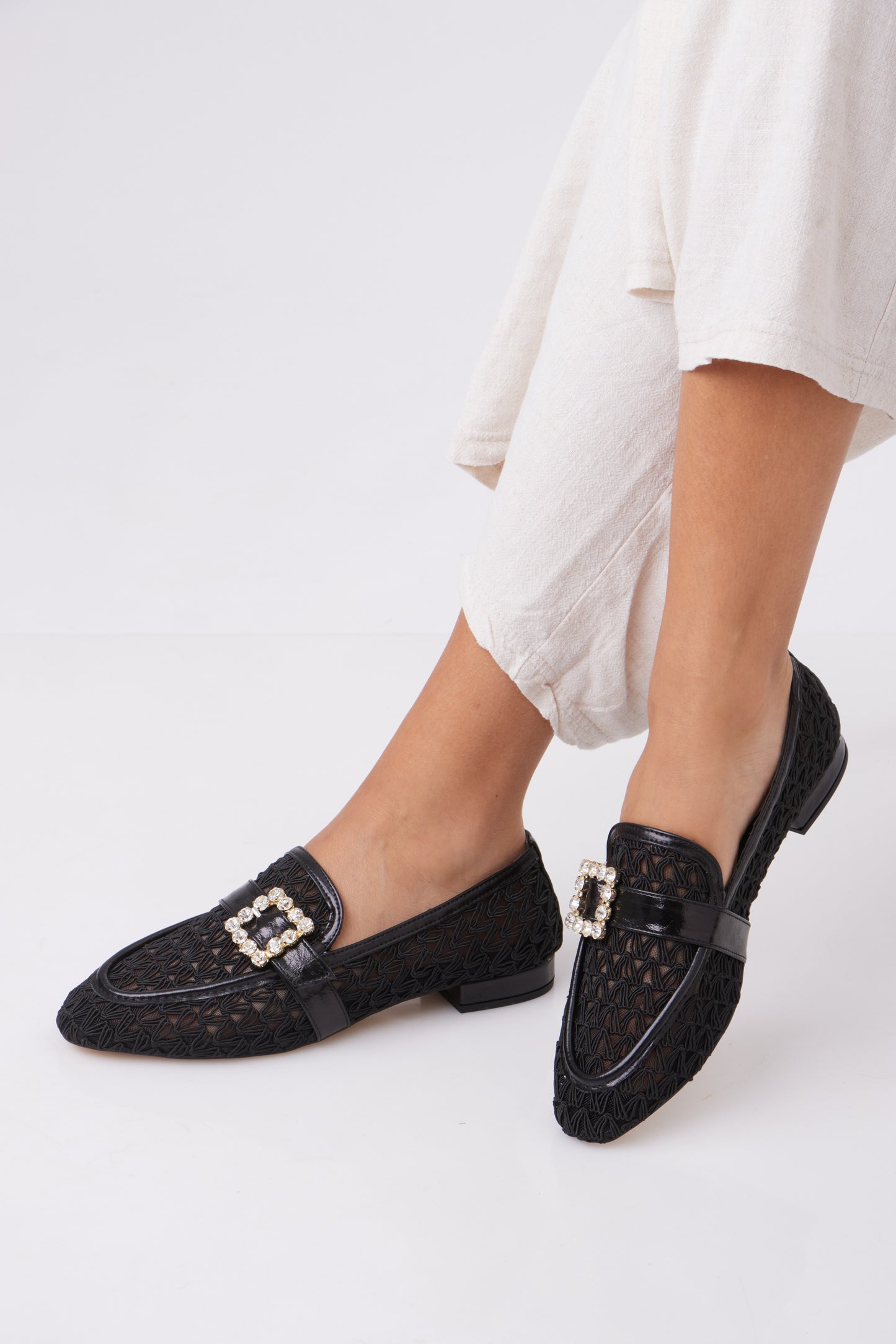Crystal Loafers