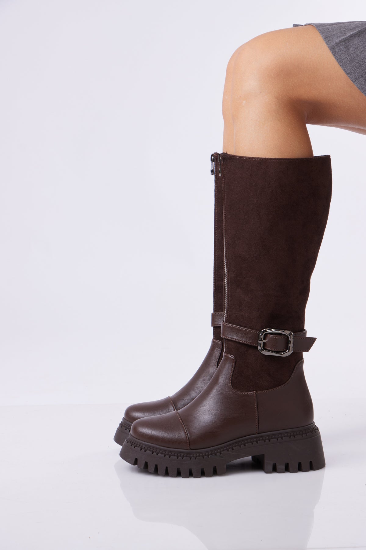 Urban Buckle Boots
