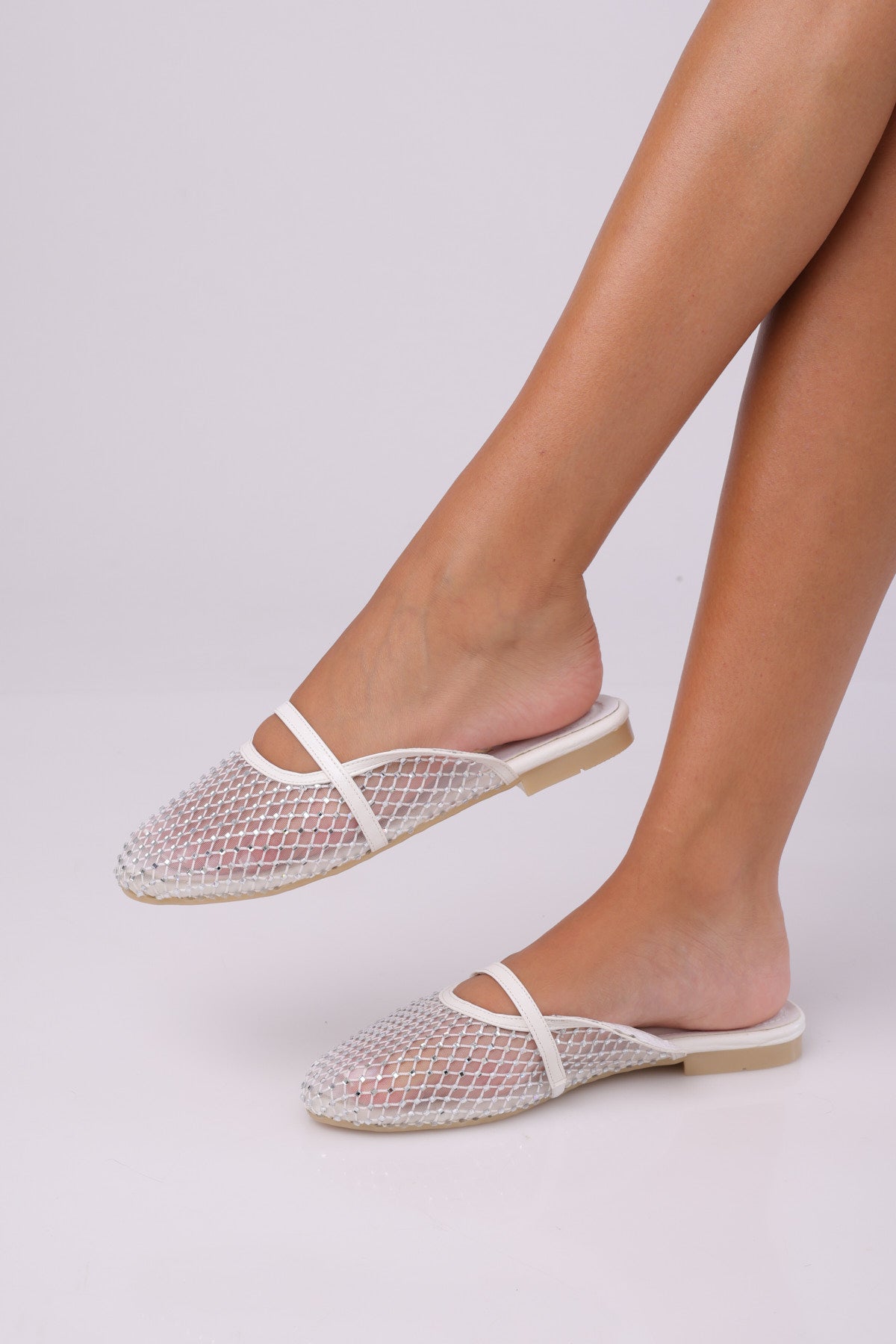 Shiny slippers