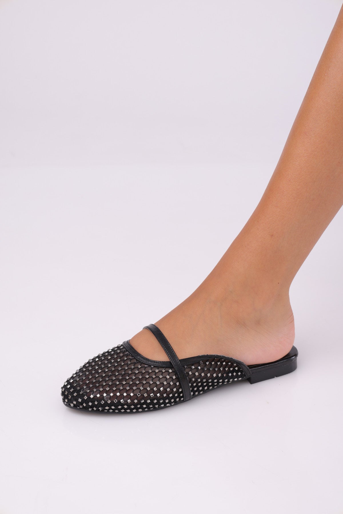 Shiny slippers