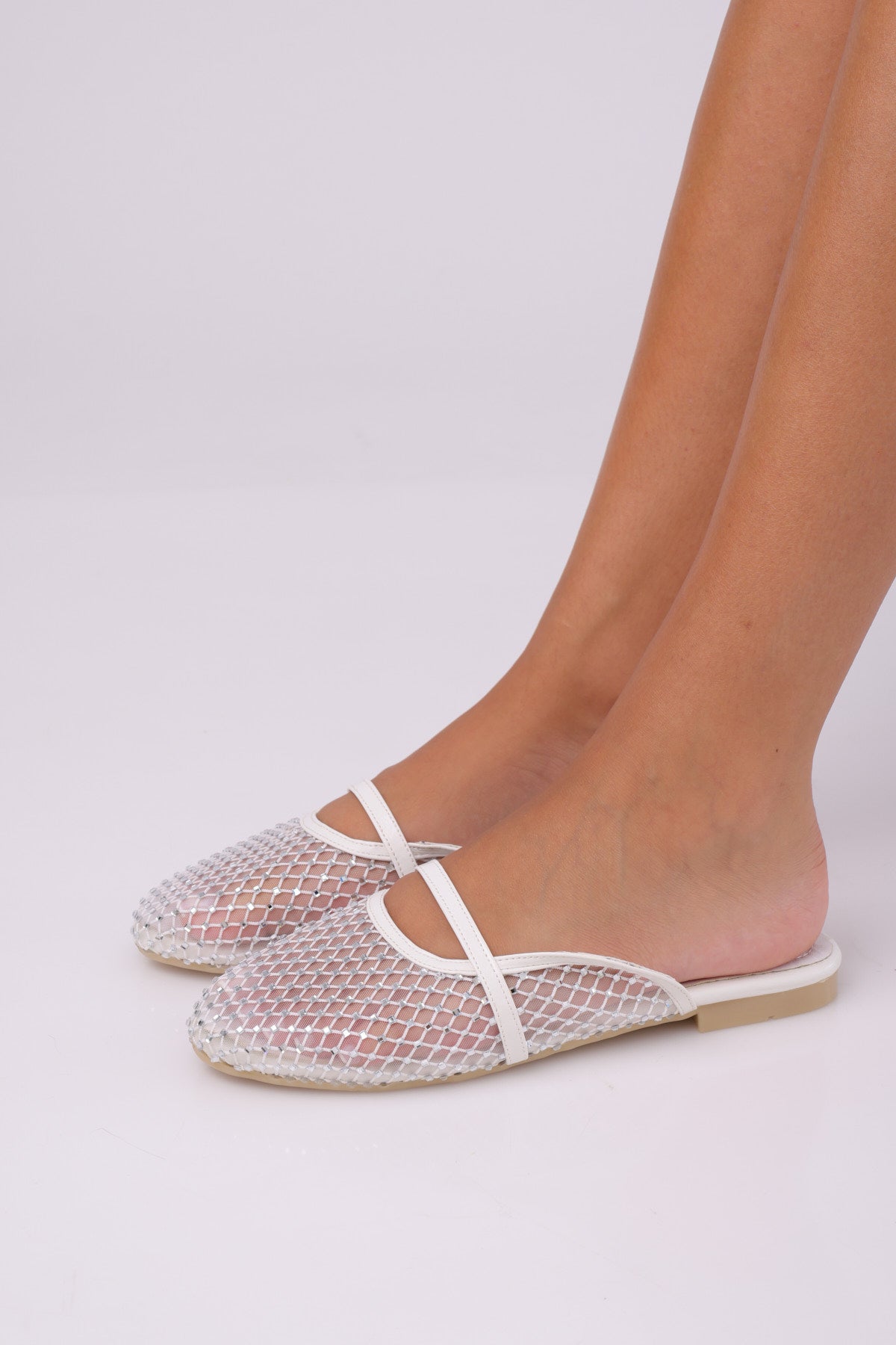 Shiny slippers