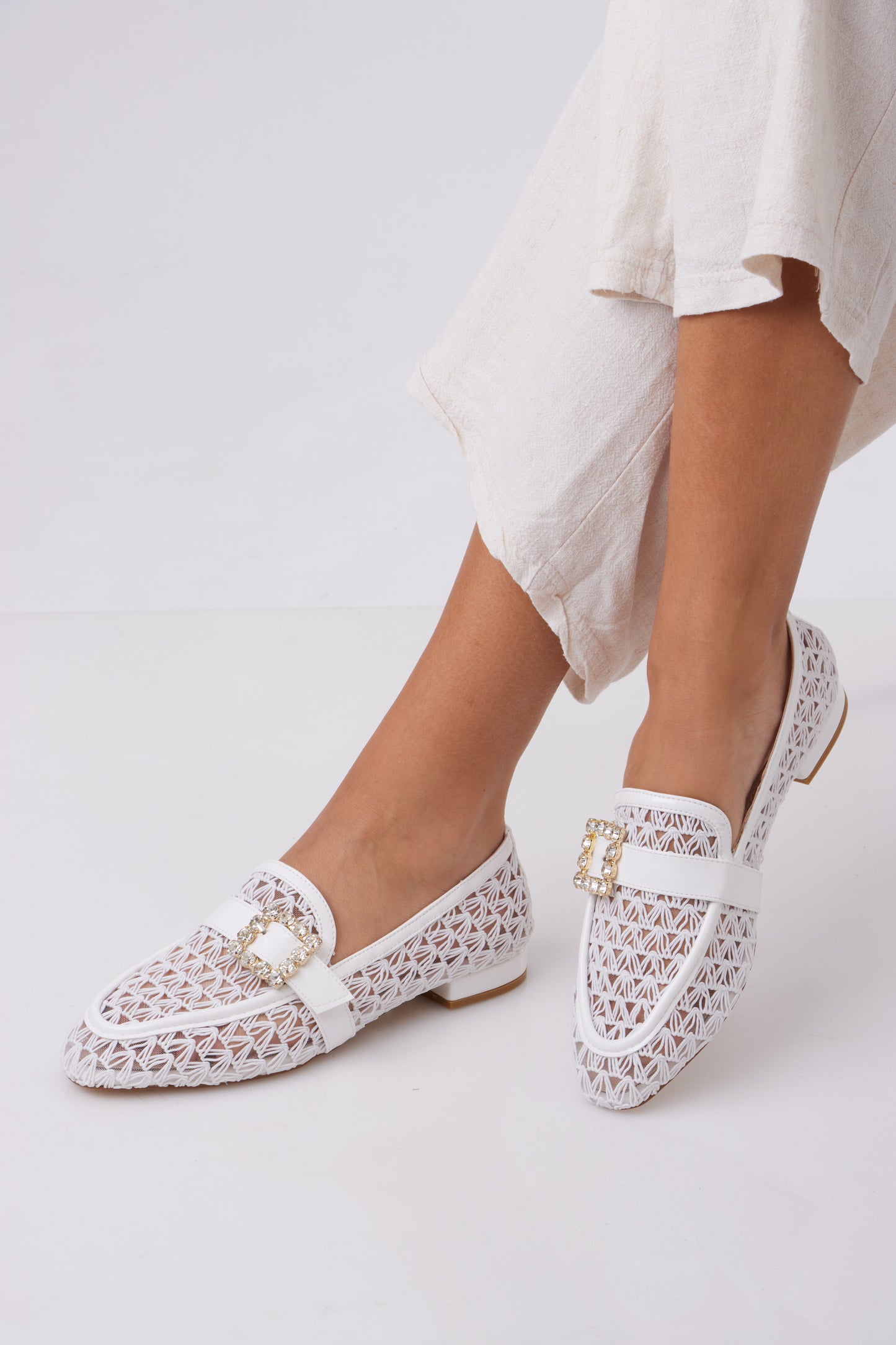 Crystal Loafers