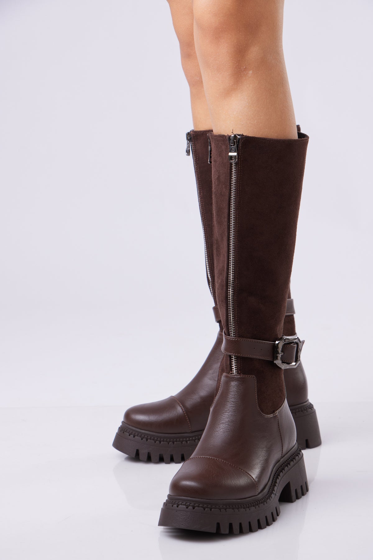 Urban Buckle Boots