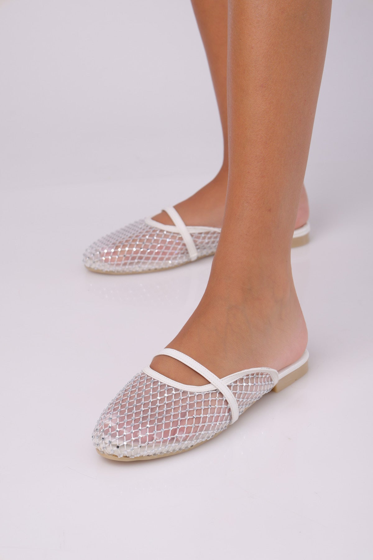 Shiny slippers