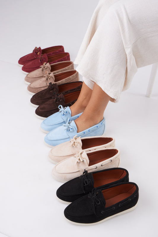 LP-Style Suede Loafers