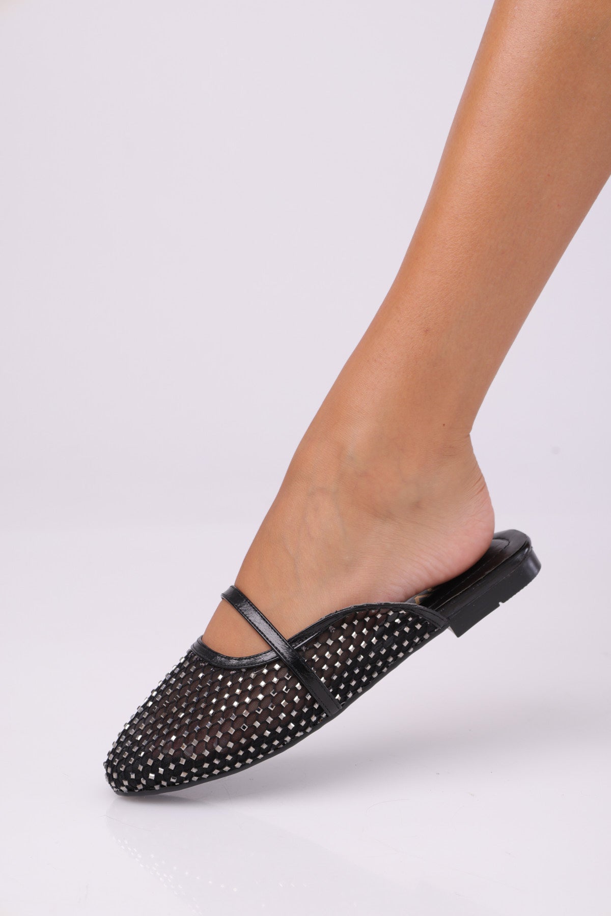 Shiny slippers