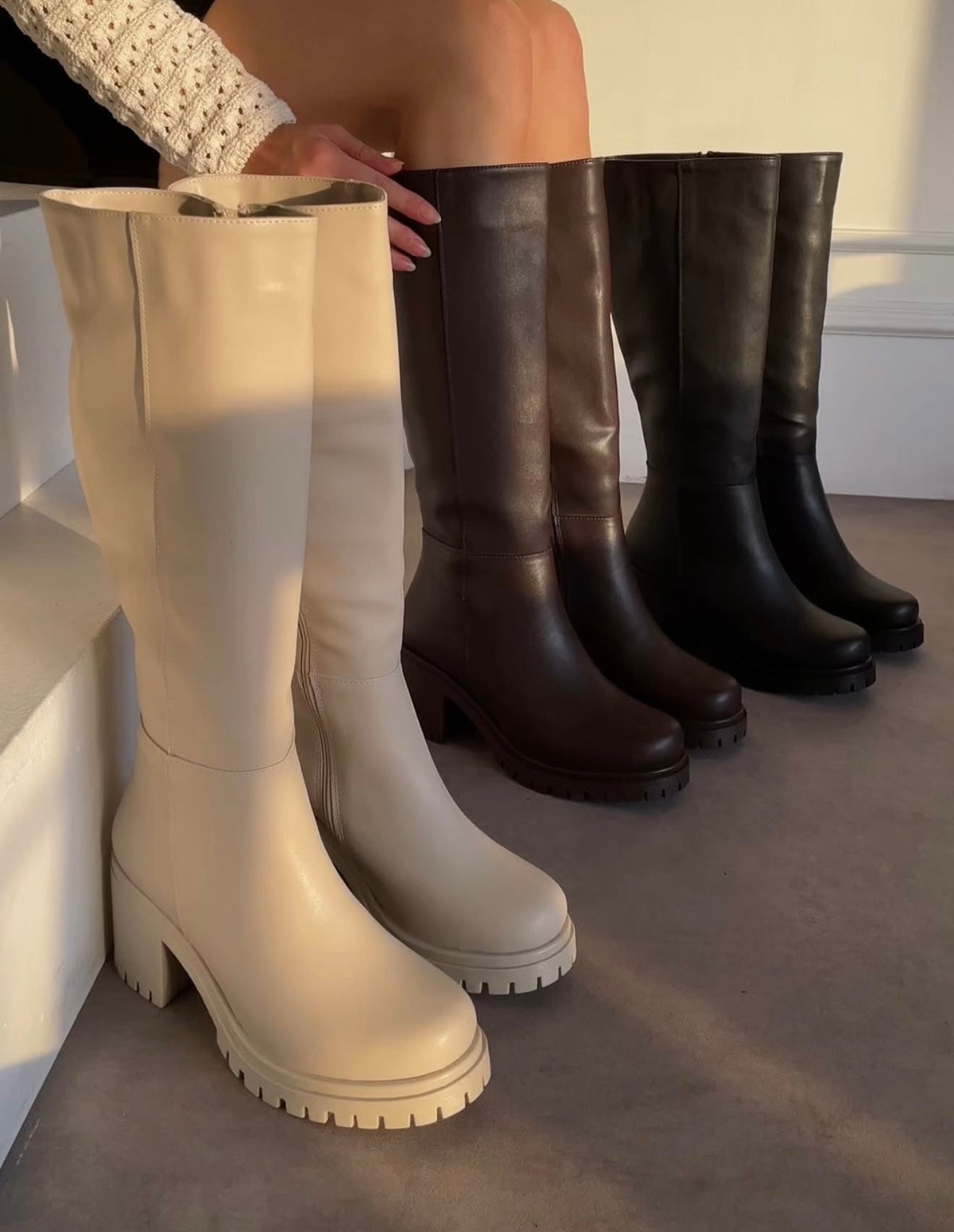 Chunky Heel Boot