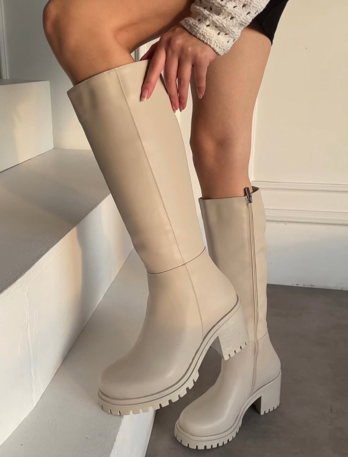 Chunky Heel Boot