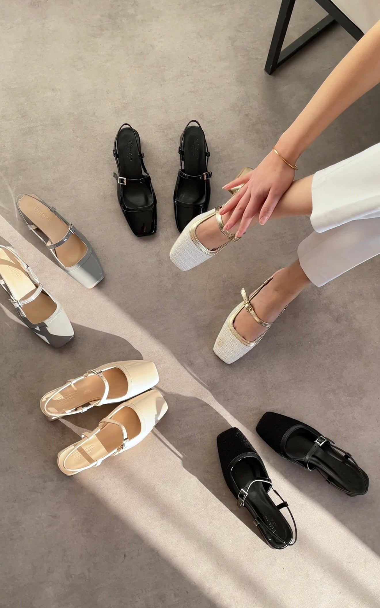 Aria Square Slingback