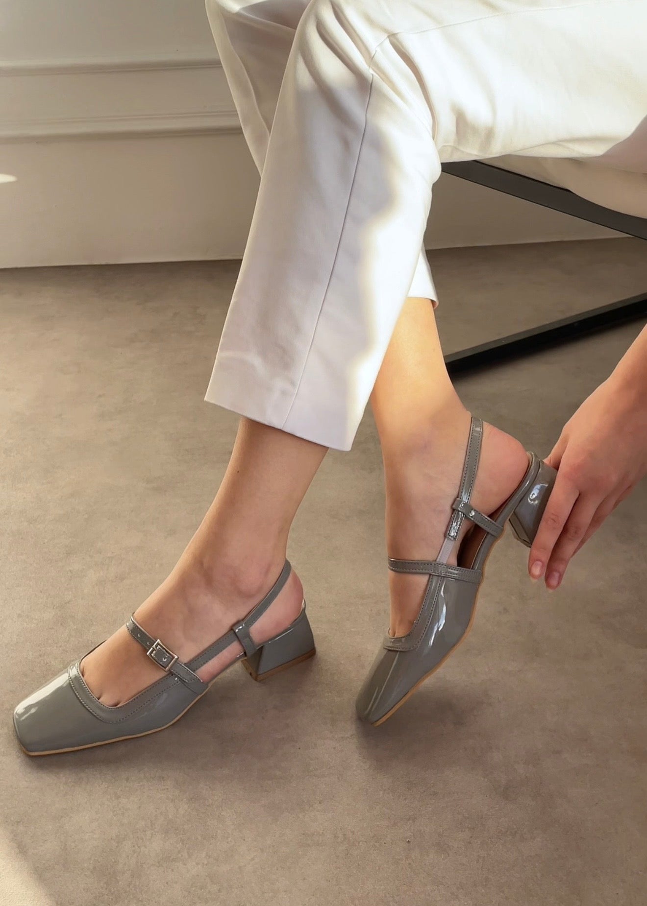 Aria Square Slingback