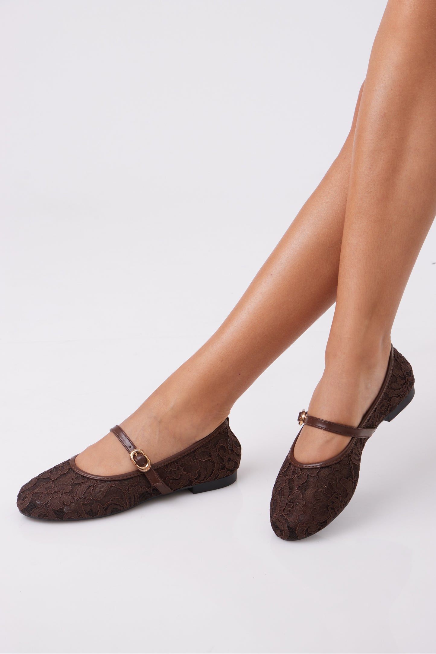 Dentelle mary janes