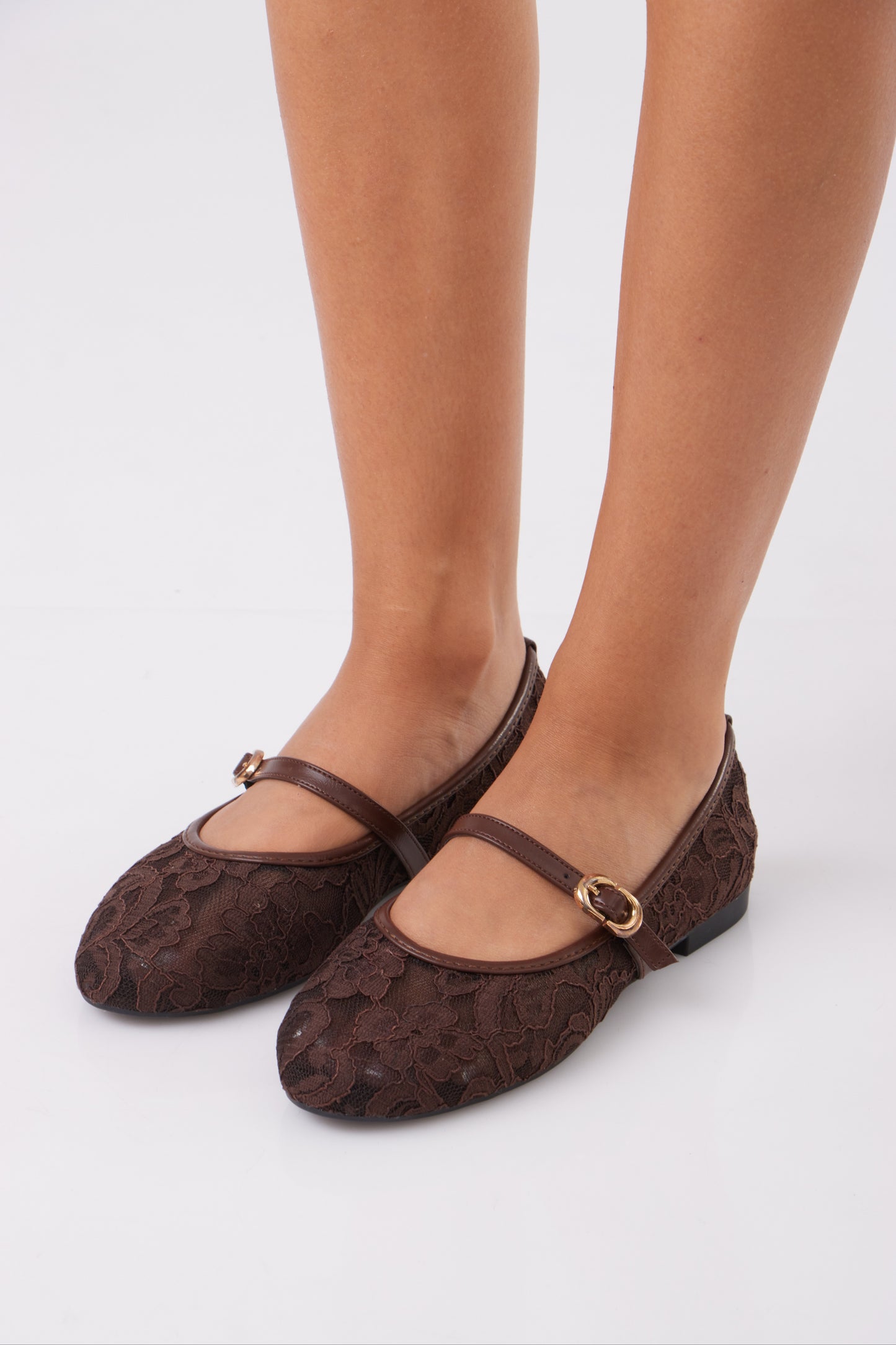 Dentelle mary janes