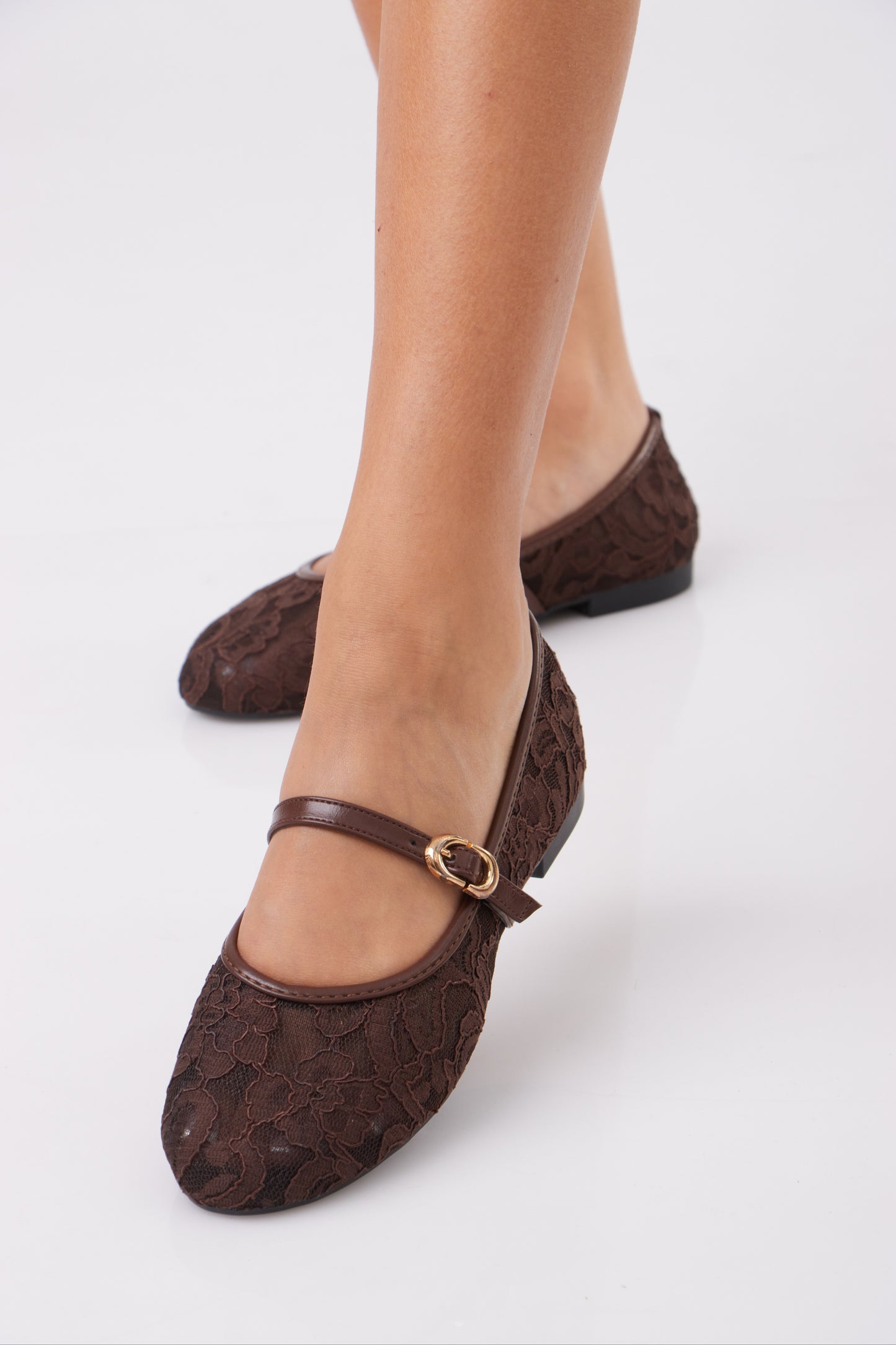 Dentelle mary janes