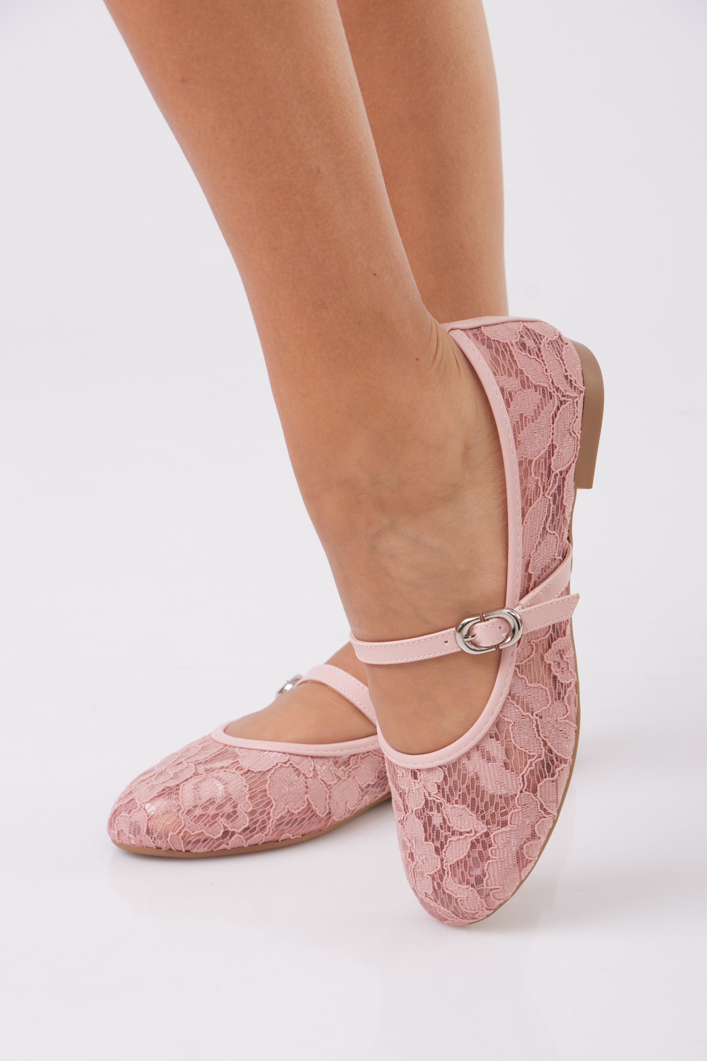 Dentelle mary janes