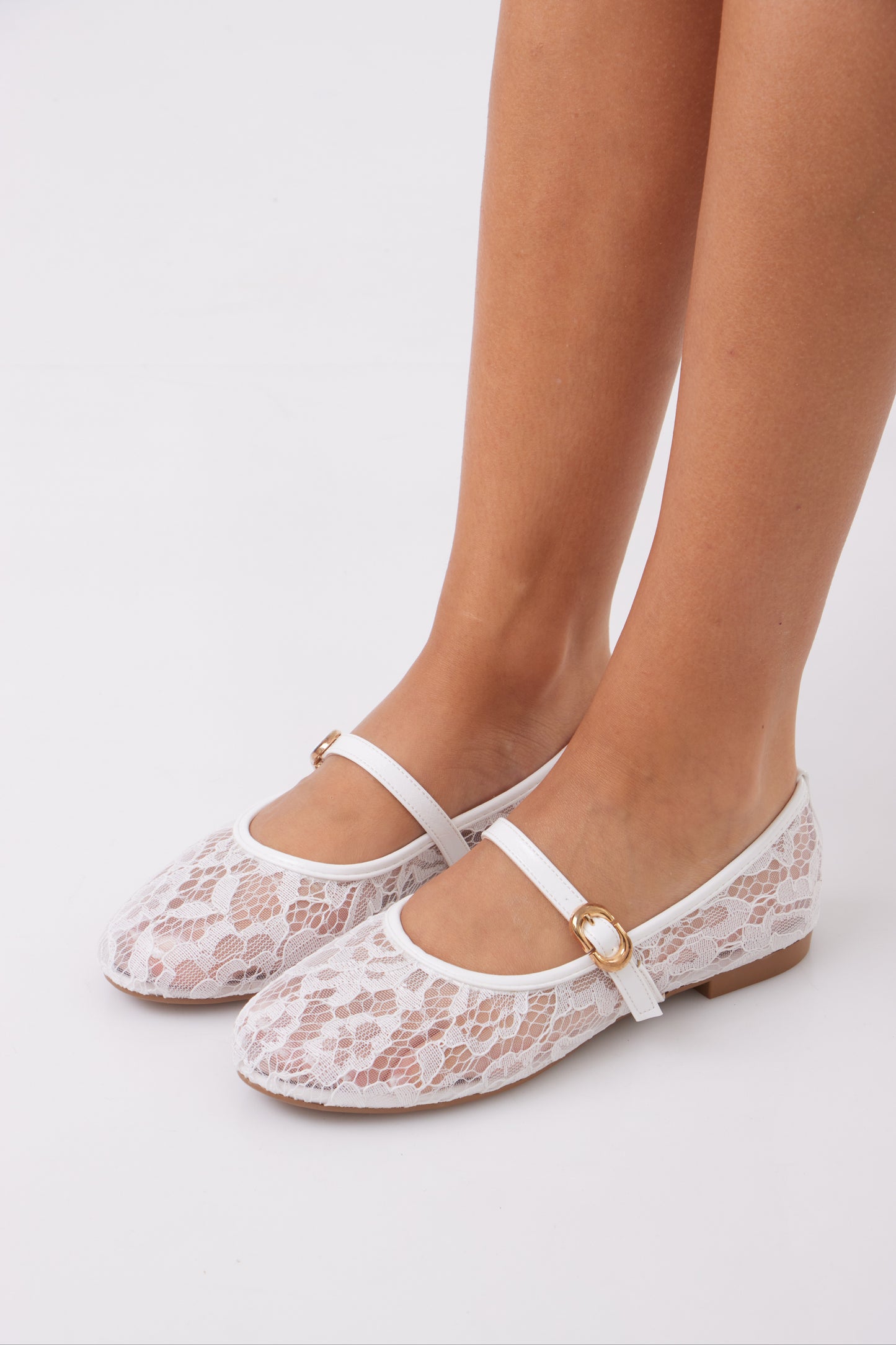 Dentelle mary janes