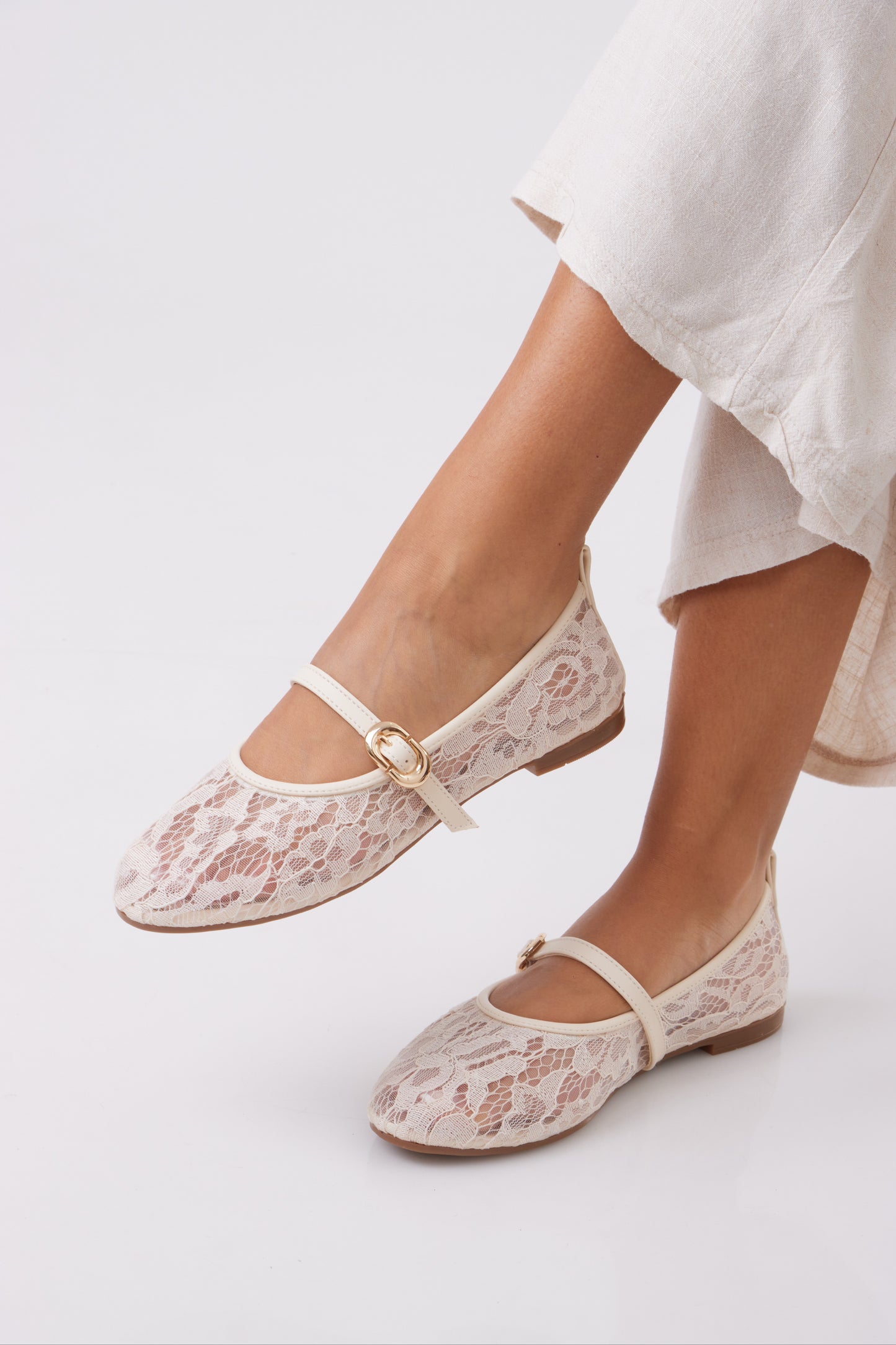 Dentelle Amour Flats