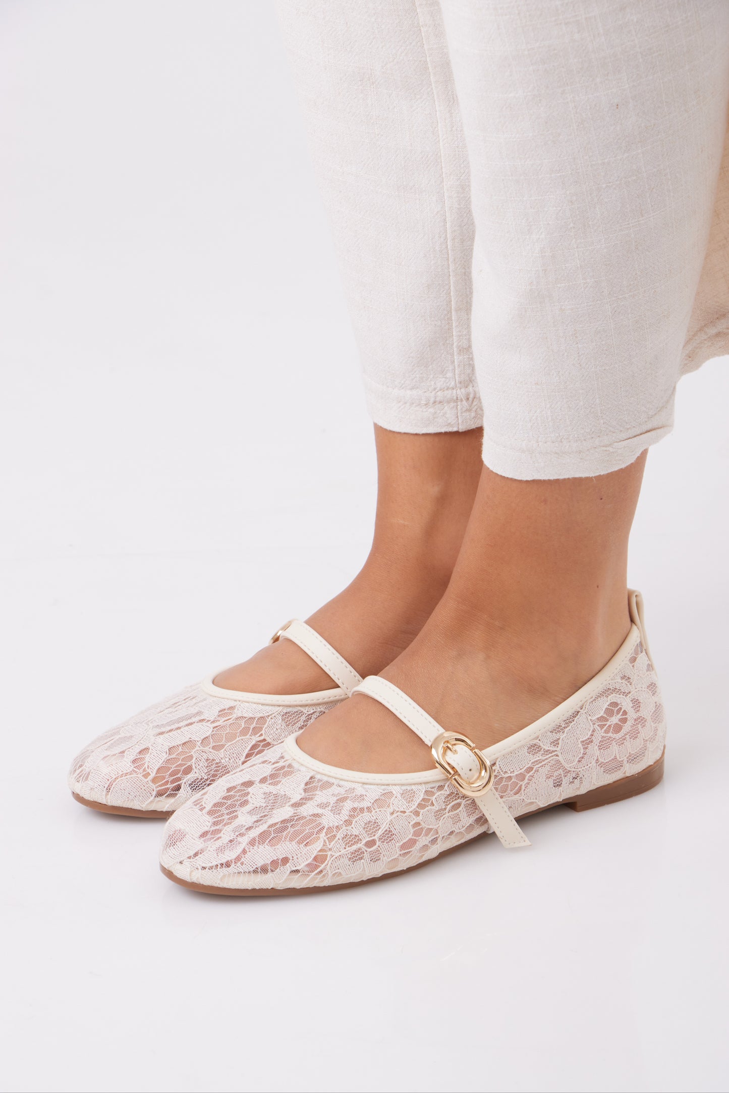 Dentelle Amour Flats
