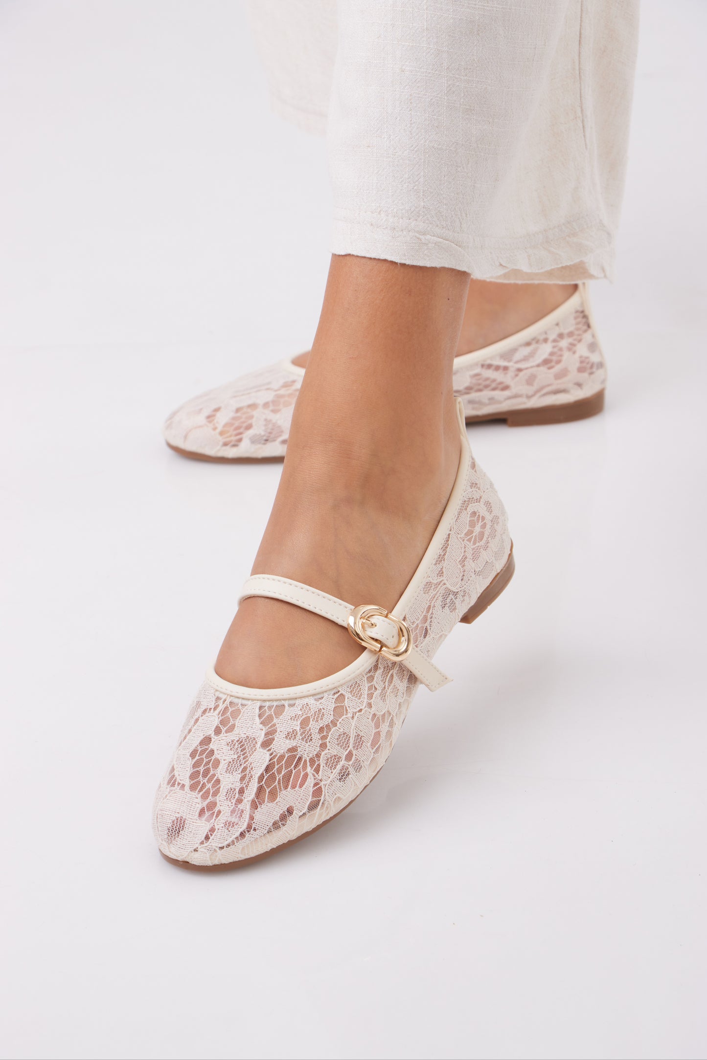Dentelle Amour Flats