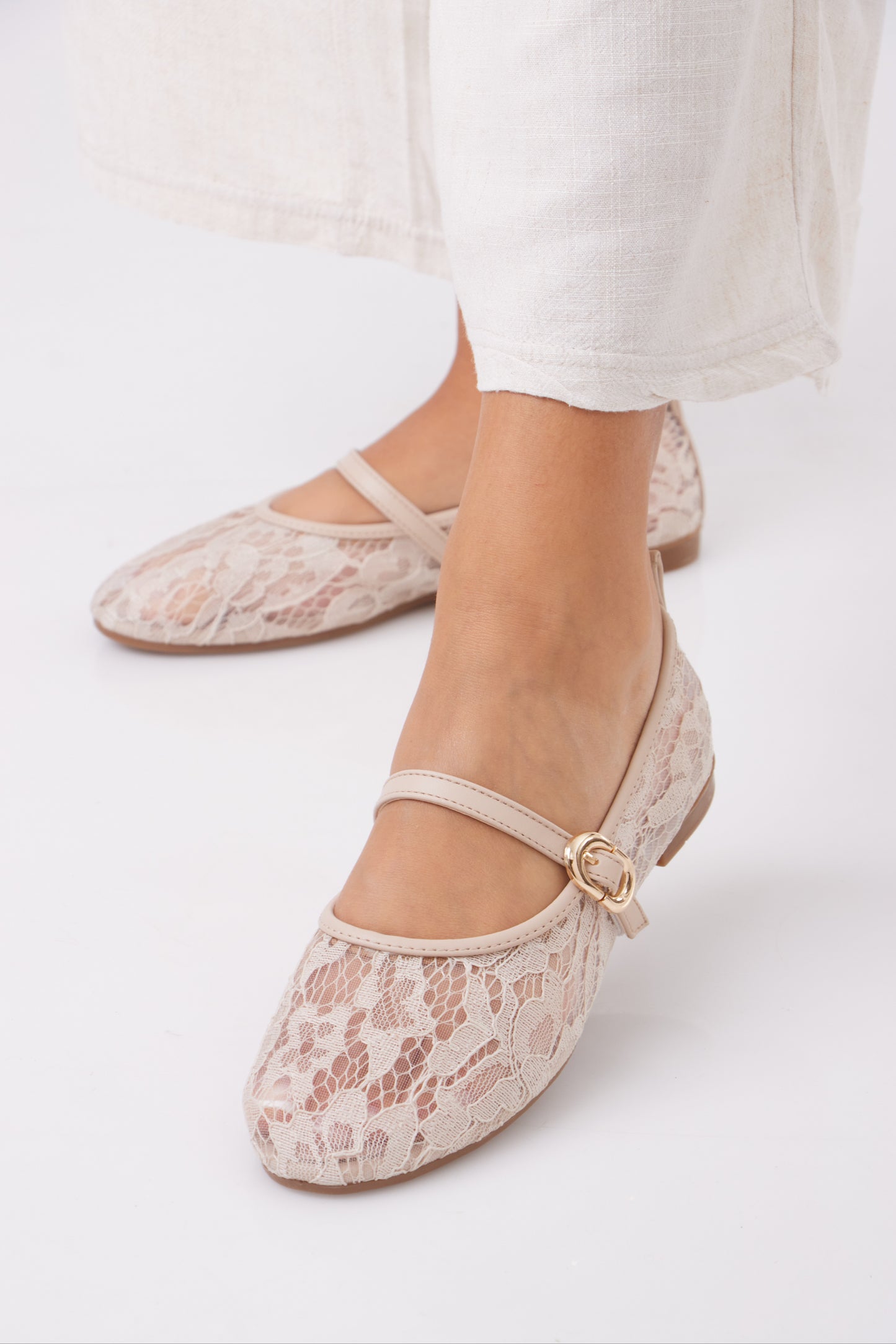 Dentelle Amour Flats