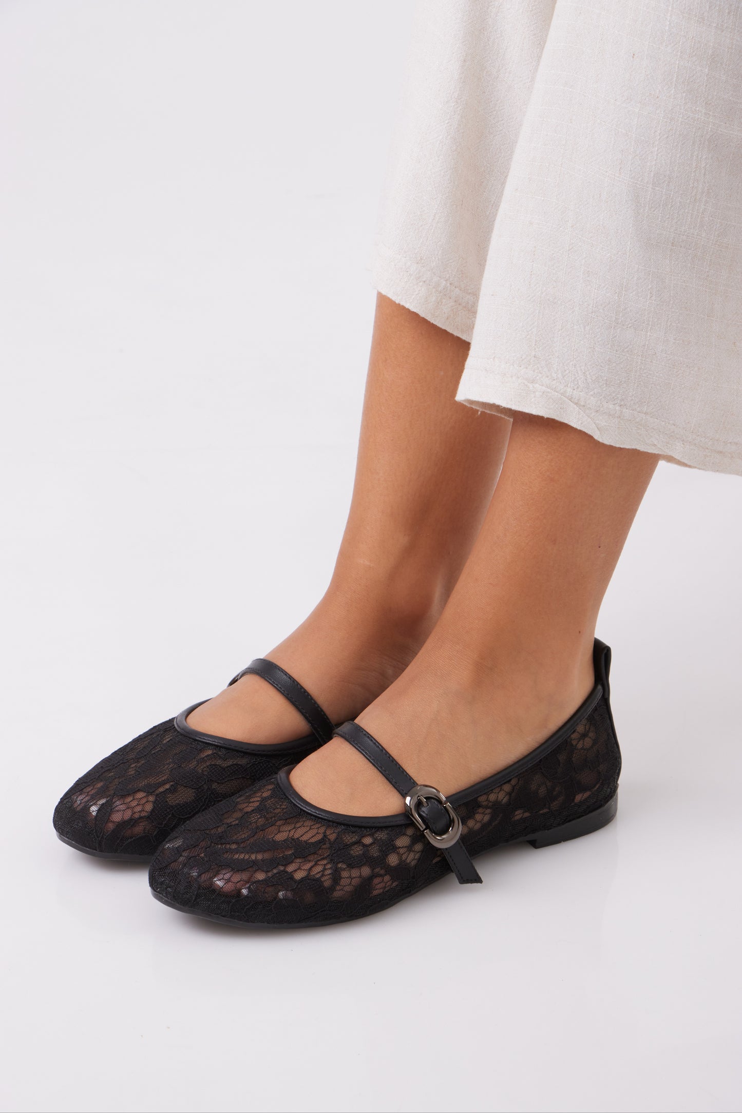 Dentelle Amour Flats