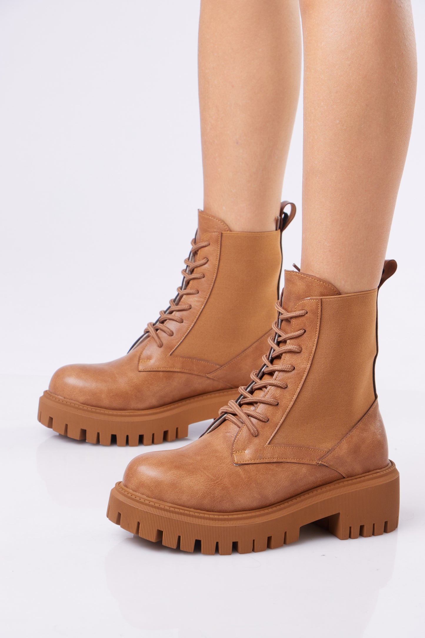 Women’s Chunky Lace-Up Ankle Boots