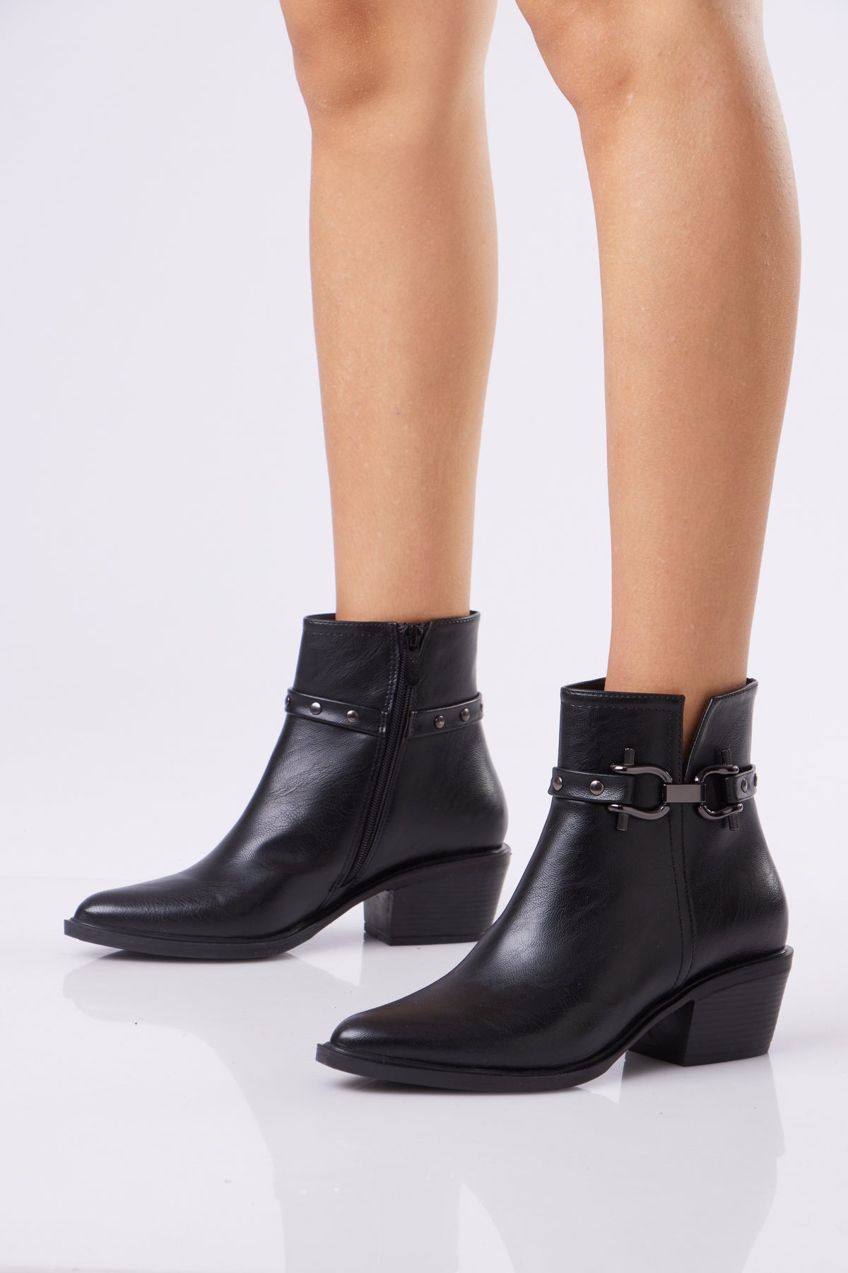 Women’s Ankle Boots with Strap Detail