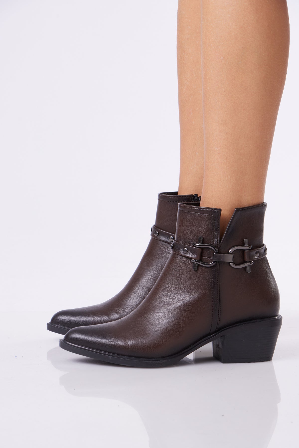 Women’s Ankle Boots with Strap Detail