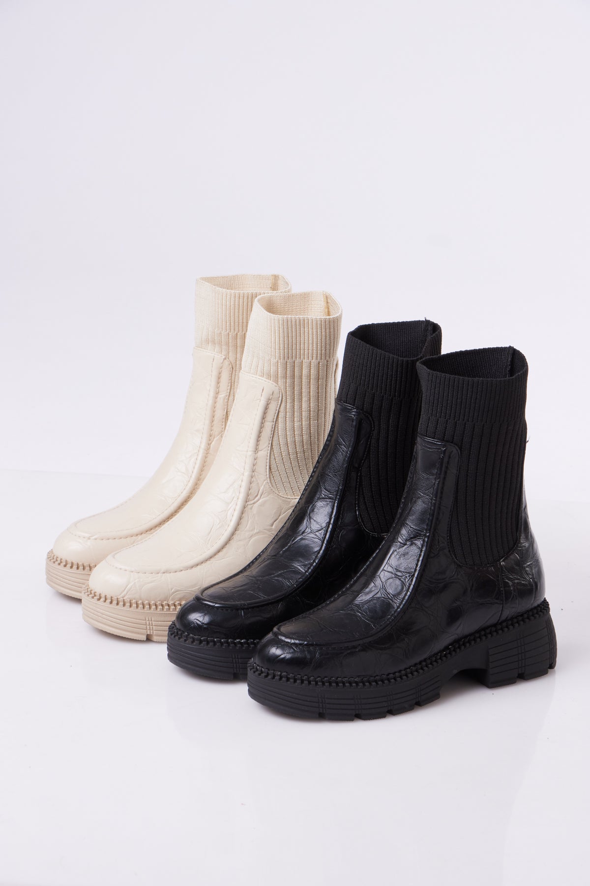 Women’s Chunky Sock Ankle Boots