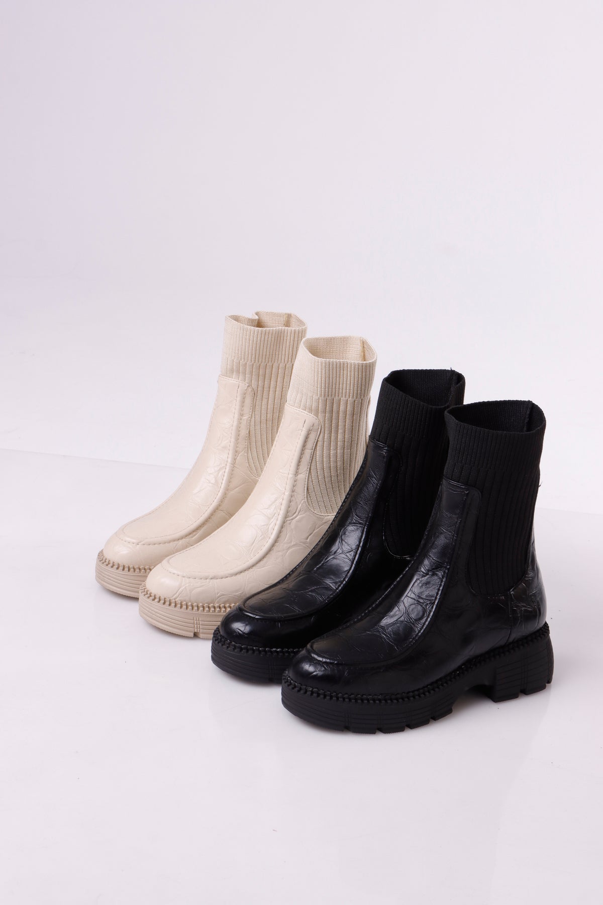 Women’s Chunky Sock Ankle Boots