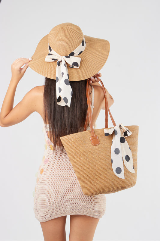 Capri Beach Bag&Hat Set